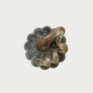 ReVive Decor, Small Handblown Glass Pumpkin in Gray/Brown, Fall Decor, Pumpkin, Decor, Home Decor, Third & Main