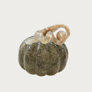 ReVive Decor, Small Handblown Glass Pumpkin in Gray/Brown, Fall Decor, Pumpkin, Decor, Home Decor, Third & Main