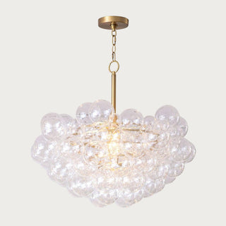 Regina Andrew Bubbles Glass Chandelier, lighting, home decor. Third & Main, Statement lighting, Bubble, Glass, Metal, Gold