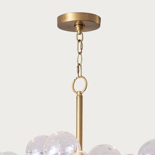 Regina Andrew Bubbles Glass Chandelier, lighting, home decor,  Third & Main, Statement lighting, Bubble, Glass, Metal, Gold