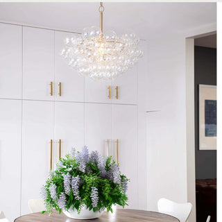 Regina Andrew Bubbles Glass Chandelier, lighting, home decor,  Third & Main, Statement lighting, Bubble, Glass, Metal, Gold
