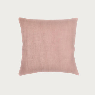 Anaya Rose pink 100% linen down alternative throw pillow in square shape, made in the USA,
Soft rose pink linen throw pillow with down alternative insert,
Custom made rose pink linen cushion  with subtle texture,
Luxury linen throw pillow handcrafted in the USA,  multiple size options, Third & Main, Home Decor, Spring Pillow, Summer Pillow, Pink Pillow