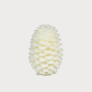 Siberian Fir Scented Cream Pinecone Candle - Large, Home Decor, Third & Main, Candles, Winter Decor, Christmas Decor