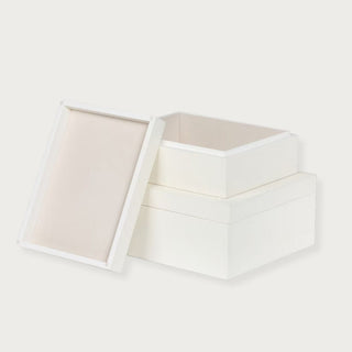 Elegant cream silk linen storage boxes for transitional home accents, Home Decor, Third and Main, Decorative Item, Bookshelf Decor, Side Table Decor, Everyday Decor, Fall Decor, Modern Traditional Decor, Contemporary Decor, Luxury Living, Organizing