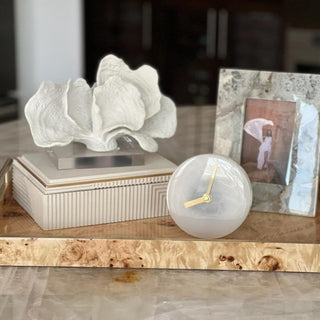 White Coral Sculpture on Acrylic Base