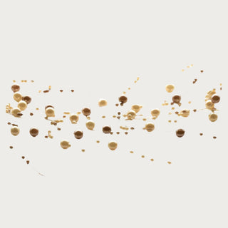 60" Long Muted Gold Beaded Garland,-Seasonal & Holiday Decorations-Third & Main-Third &amp; Main