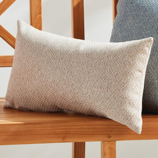 The Blake Lumber Indoor/ Outdoor Pillow, 12" x 22", Home Decor, Textile,Third & Main, Soft, Beige, Tan, Oatmeal, Rectangular Pillow