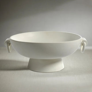 The Vienna Bowl is a Matte White Contemporary/ Modern Styled Bowl With Small Round Side Handles. Third & Main, Home Decor, Everyday Decor, Spring Decor, Summer Decor, Seasonal Decor, Holiday Decor, Versatile Decor, Contemporary Decor, Luxury Decor, Luxury Living