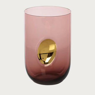 Violet Colored Glass Tumbler/Votive Holder, ReVive Decor, Up Cycle, Stemless Drink Ware, Candle Holder, Tumbler, Fall Decor, Third & Main, Home Decor