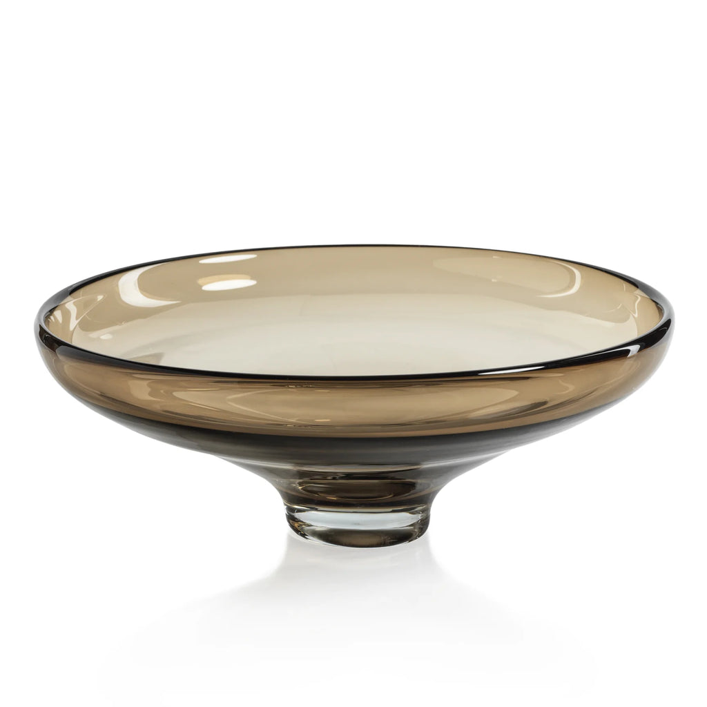 Cambria Taupe Glass Bowl