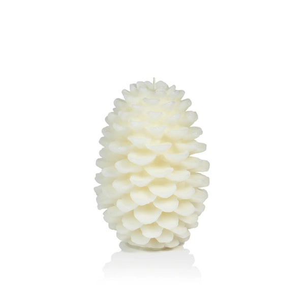 Siberian Fir Scented Cream Pinecone Candle - Large