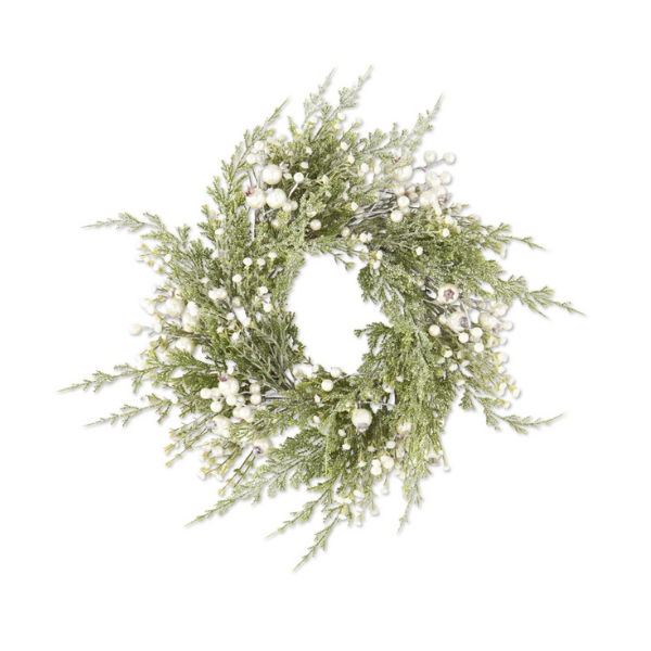 Cypress Pine Candle Ring/Wreath, 22"D