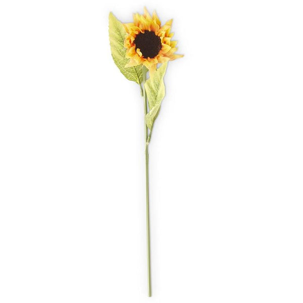 21" Real Touch Orange Sunflower Stem (Sold Individually)