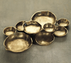 Dark Gold Cluster Bowl Tray