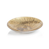 Golden Pearl Metallic Watercolor Glass Bowl - 12.75 in.