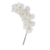 44" Real Touch White 12 Bloom Orchid Stem 