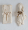 Set of 4 Soft Linen Napkins - Cream